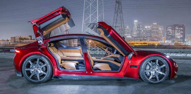 #CES 2018 | Компания Fisker продемонстрировала прототип серийного электромобиля EMotion. Фото.