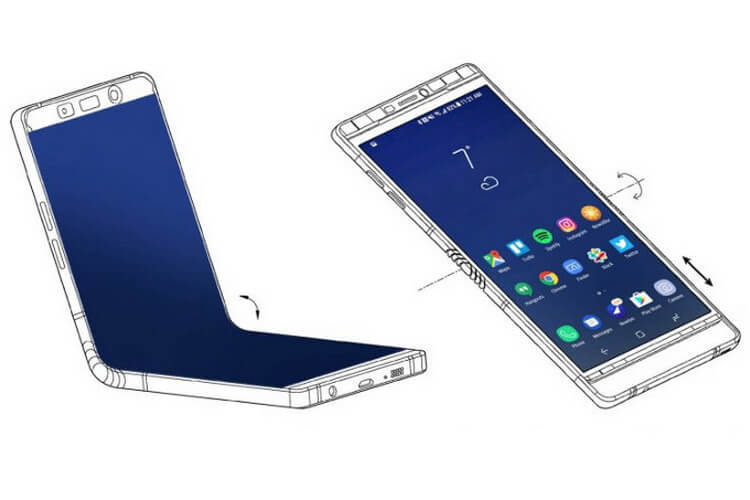 #CES 2018 | Samsung показала прототип гнущегося смартфона. Фото.