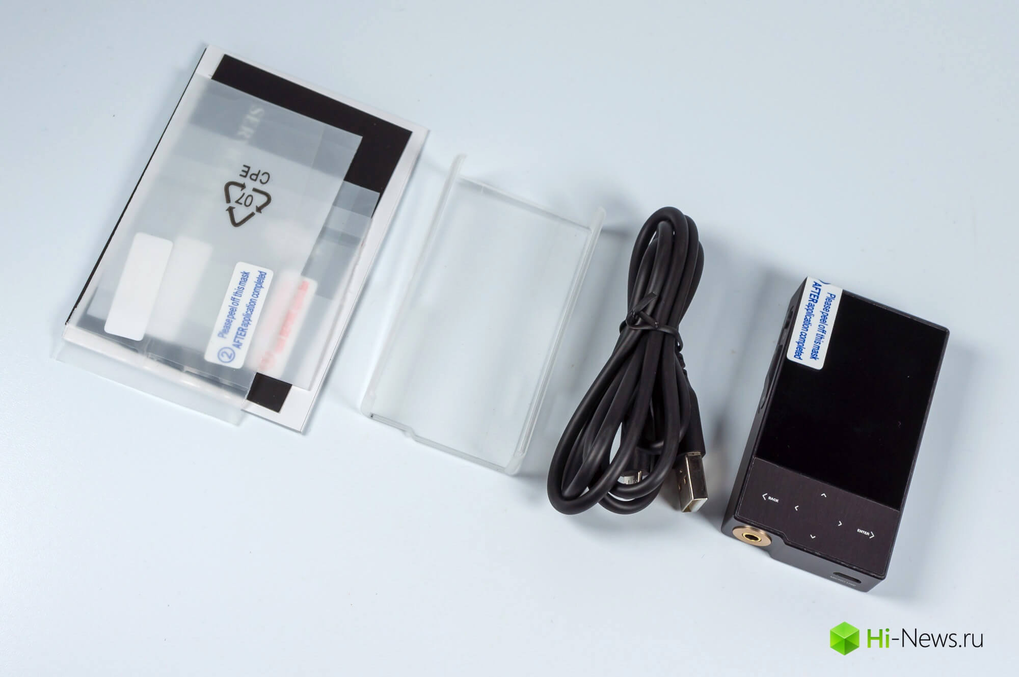 Обзор плеера Hidizs AP60II — компактная красота.. Упаковка и комплект поставки.. Фото.