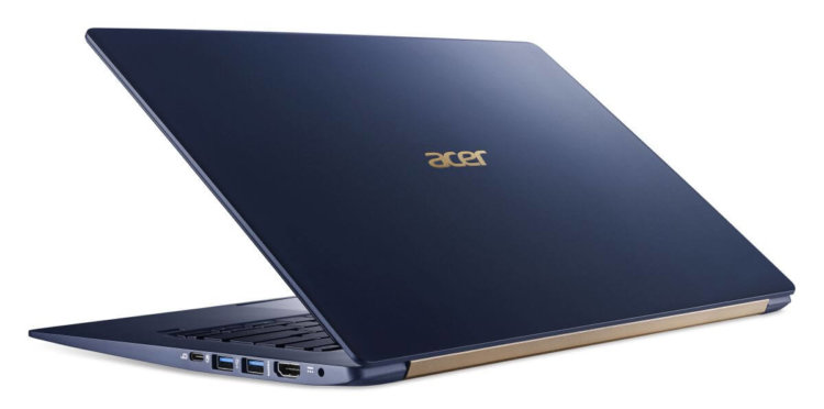 Acer начала продажу «самого легкого ноутбука» Swift 5 в России. Фото.