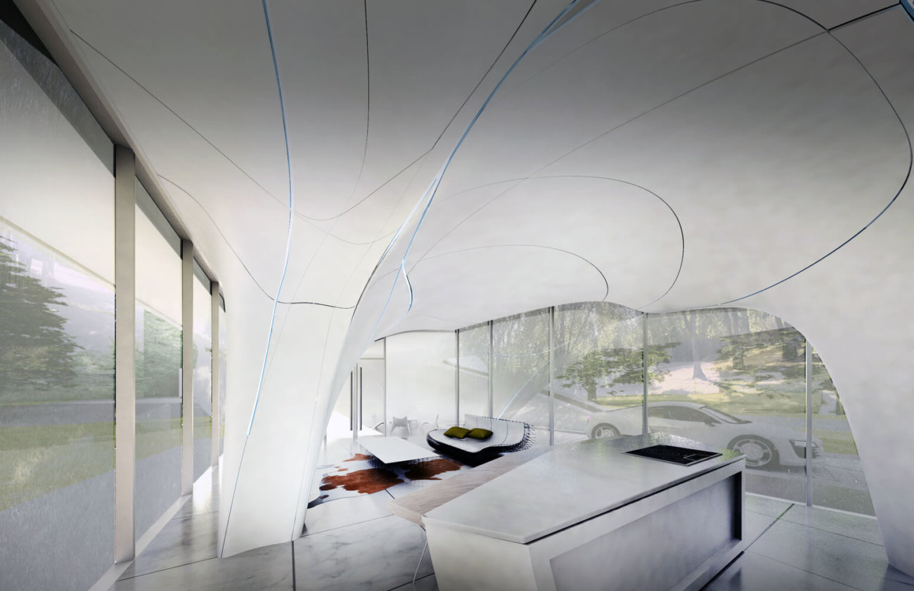 Стартап WATG напечатает первый в мире жилой дом свободной формы. Фото.