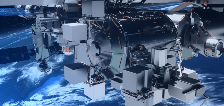 В 2019 году на МКС появится частный исследовательский модуль. Фото.