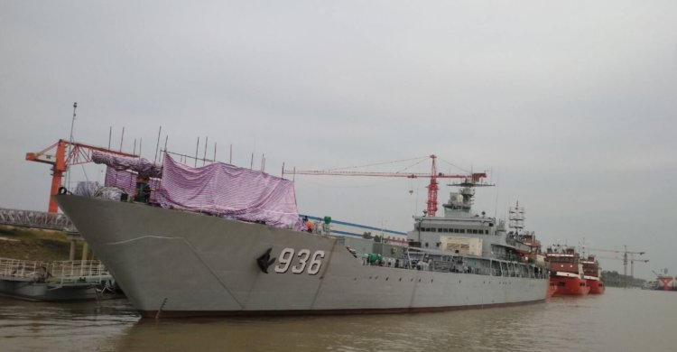 Китай готовится к морским испытаниям рельсотрона. Фото.