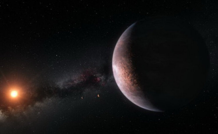 В планетарной системе TRAPPIST-1 может быть много воды. Фото.