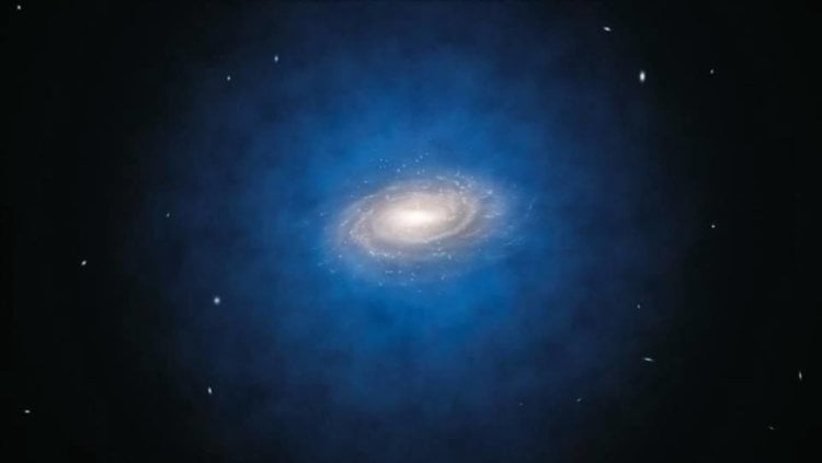 Что такое темная материя? Частицы или нет? Галактика — это настоящее хранилище тайн. Но их надо разгадывать. Фото.