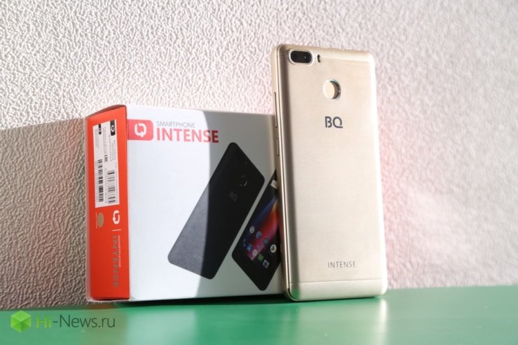 BQ Intense — долгоиграющий смартфон из России. Фото.
