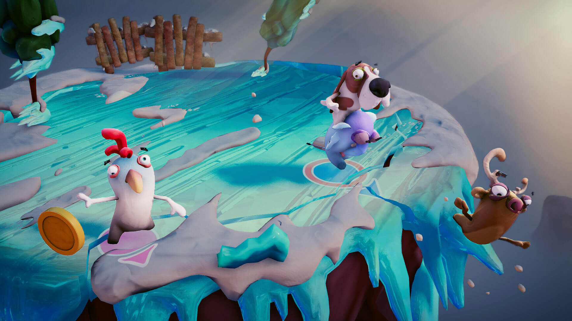 Обзор игры Frantics: «Королевская битва», не вставая с дивана. Фото.