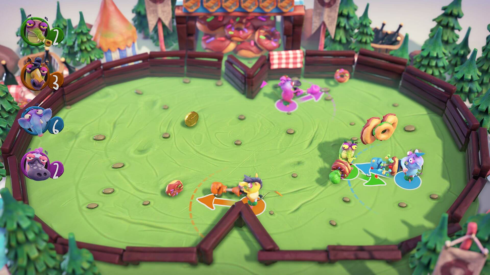 Обзор игры Frantics: «Королевская битва», не вставая с дивана. Фото.