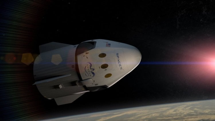 Российские космонавты в будущем смогут летать на МКС на кораблях SpaceX. Фото.