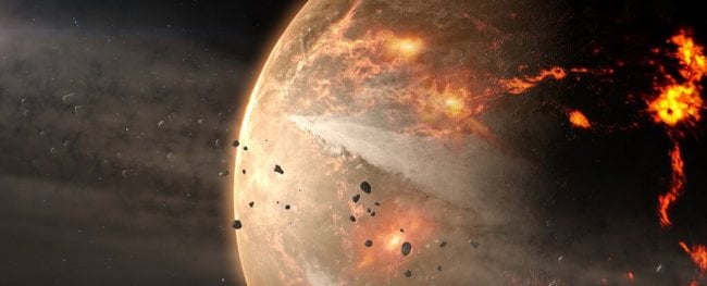 На Землю в 2135 году может упасть астероид. Можно ли взорвать астероид? Фото.