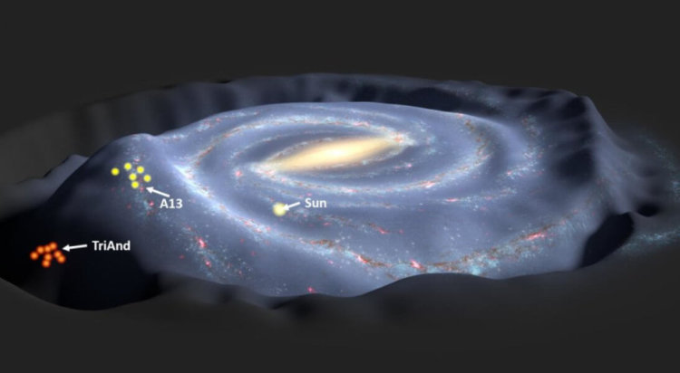 Ученые выяснили, откуда взялись звезды в гало Млечного Пути. Фото.