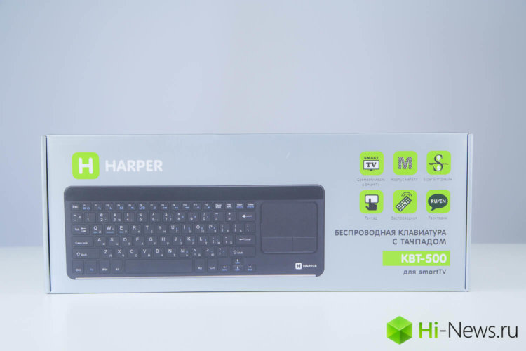 Обзор беспроводной клавиатуры Harper — тачпад ей к лицу. Фото.