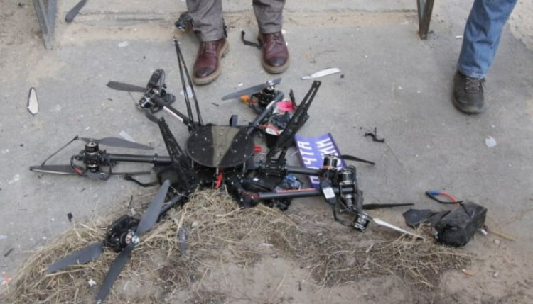 Первый беспилотный летательный аппарат «Почты России» потерпел крушение. Фото.