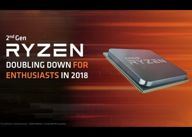 AMD официально представила второе поколение процессоров Ryzen. Фото.