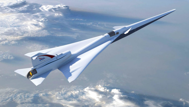 NASA наняло Lockheed Martin для создания тихого сверхзвукового самолета. Фото.