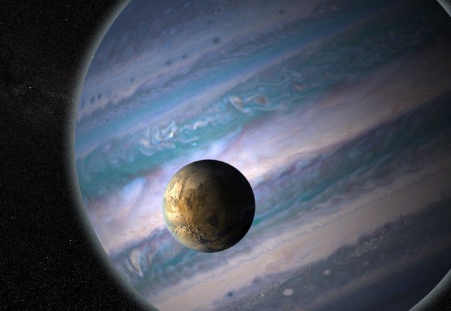 Обнаружена еще 121 планета с возможно обитаемыми спутниками. Фото.