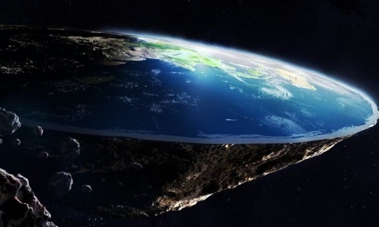 Что было бы, если бы Земля была плоской. Плоская Земля? Маловероятно. Фото.