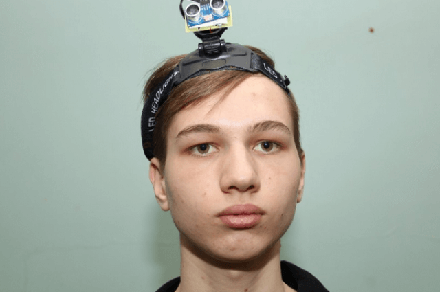 Российский школьник создал «ультразвуковой глаз», который поможет слепым людям