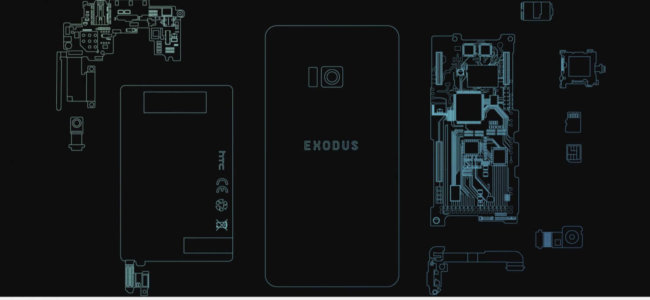 HTC Exodus – первый блокчейн-смартфон для светлого будущего. Фото.