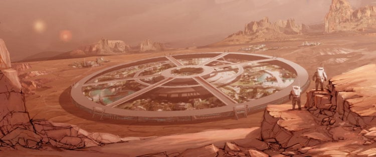 Компания Илона Маска будет рыть туннели для марсиан? Фото.