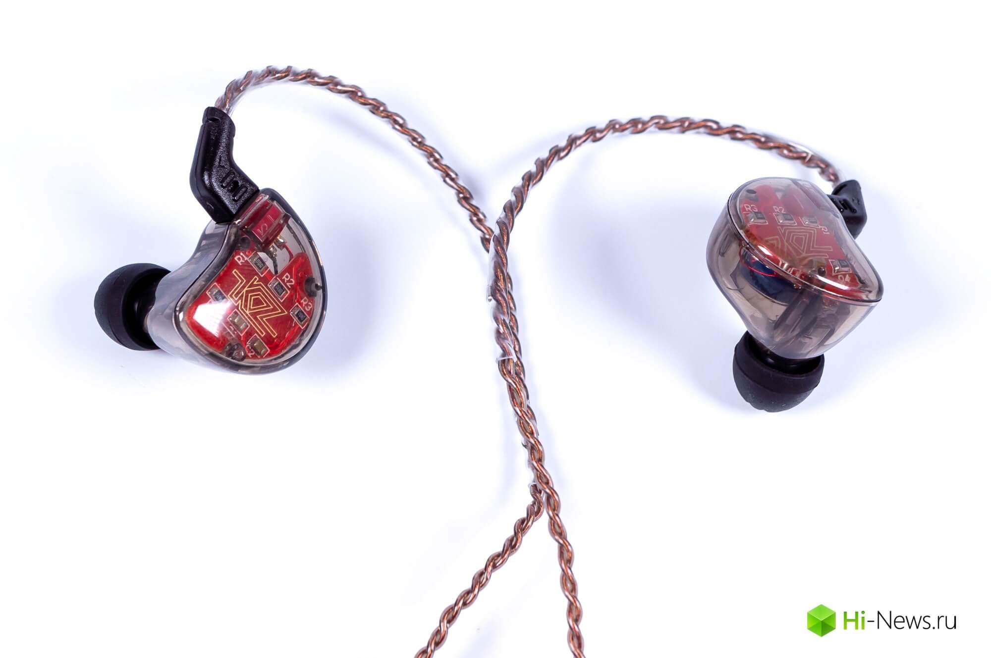 Обзор наушников KZ ZS10 — максимум излучателей за минимум денег.. Дизайн и удобство ношения.. Фото.