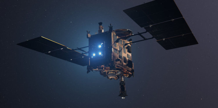 Японский зонд Hayabusa2 получил первые изображения астероида «Рюгу». Фото.