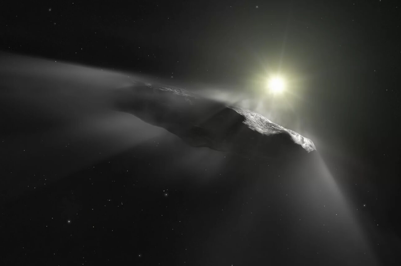 Межзвездный визитер Оумуамуа оказался кометой, а не астероидом.. Фото.