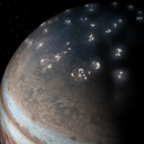 Лучшие космофото недели: молнии Юпитера и другое. Фото.