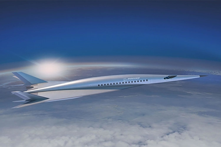 Компания Boeing представила концепт гиперзвукового пассажирского самолета. Фото.