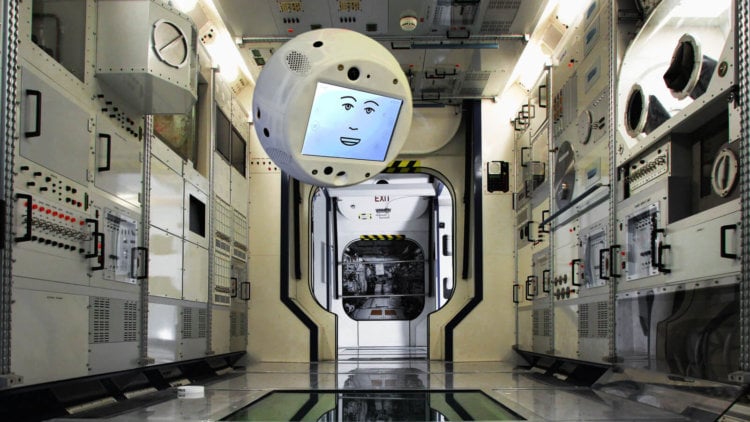 Летающий робот с искусственным интеллектом успешно отправился на МКС. Фото.