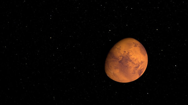 Ближайшие недели Марс можно будет увидеть невооруженным глазом. Фото.