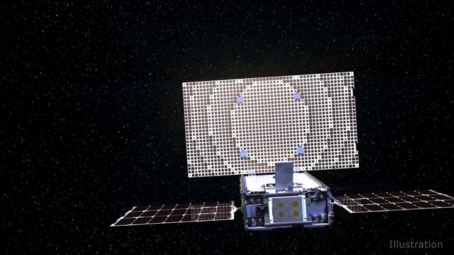 «Спутники-кубики» NASA направились в сторону Марса. Фото.