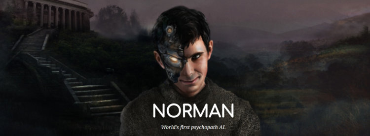 Ученые создали ИИ-психопата. Фото.