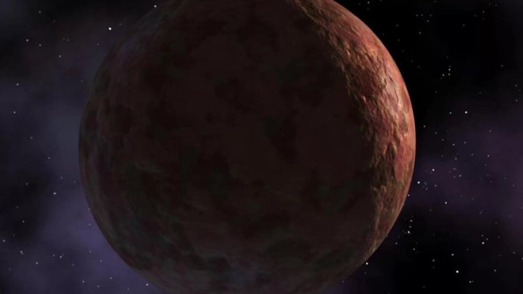 Гипотетическая «Девятая планета» может оказаться скоплением мелких объектов. Фото.