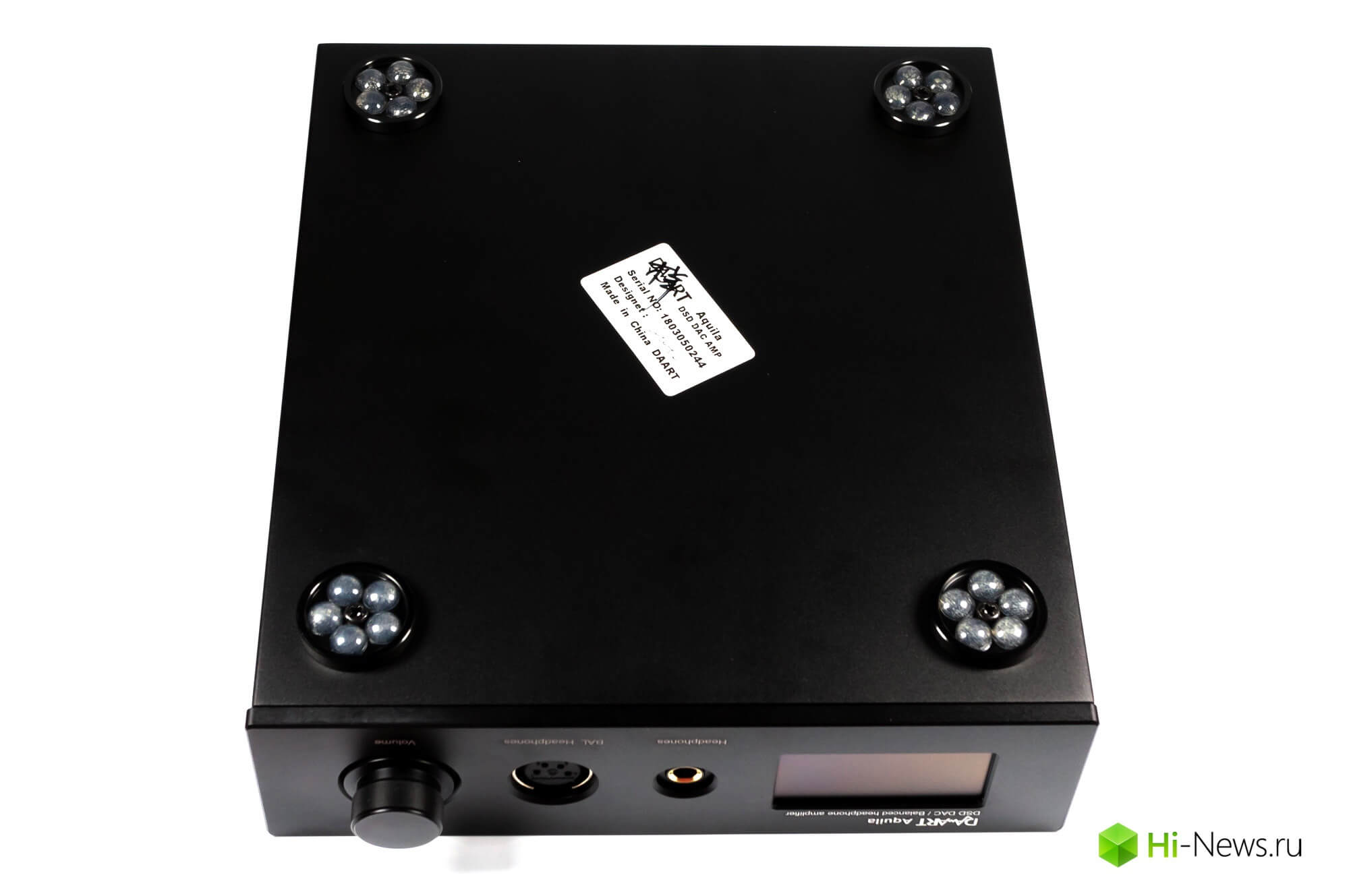 Обзор ЦАП с усилителем для наушников Yulong Daart Aquila.. Дизайн и управление.. Фото.
