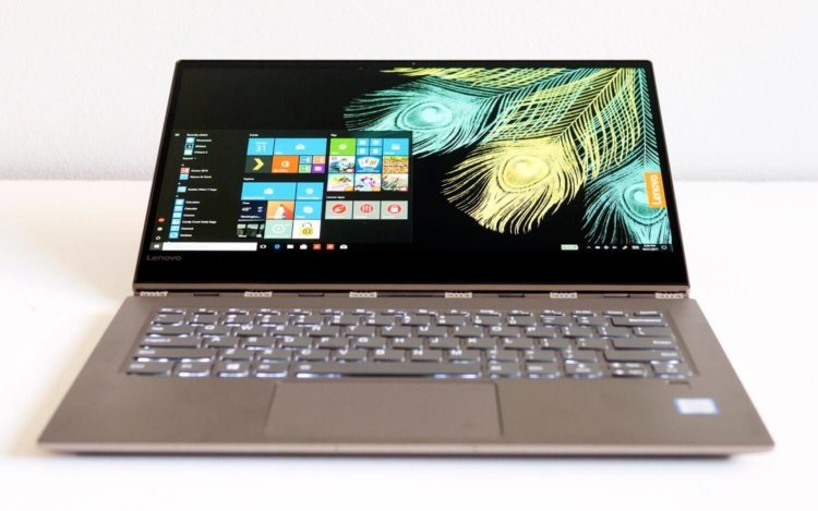 7 ноутбуков для тех, кто хочет купить самый лучший. Lenovo Yoga 920 14″ Platinum Silver. Фото.