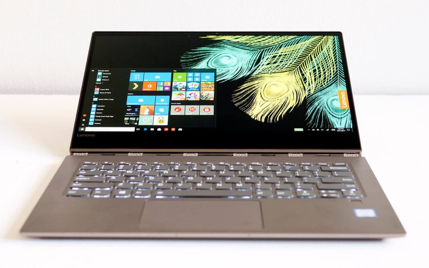 7 ноутбуков для тех, кто хочет купить самый лучший. Lenovo Yoga 920 14″ Platinum Silver. Фото.