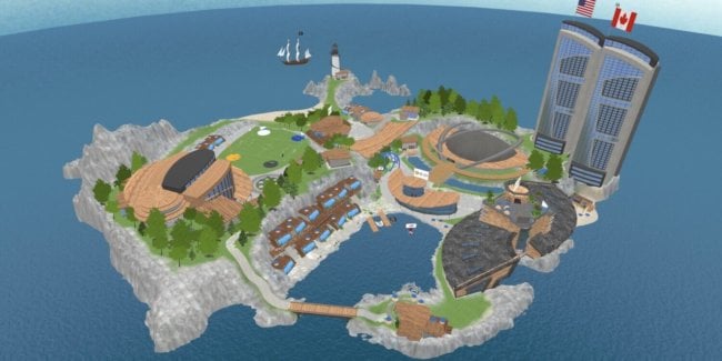 8000 сотрудников eXp работают на виртуальном острове из компьютерной игры. Фото.