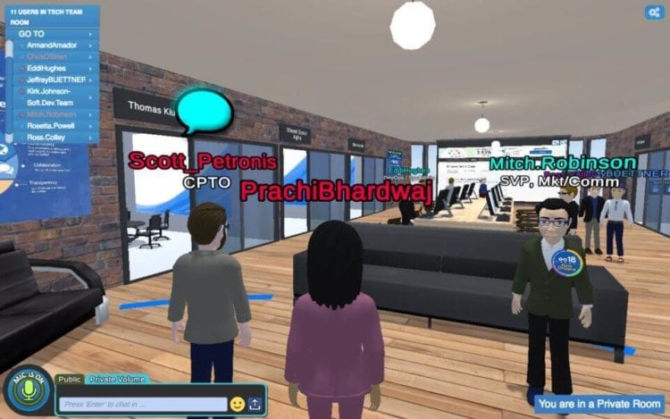 8000 сотрудников eXp работают на виртуальном острове из компьютерной игры. Фото.