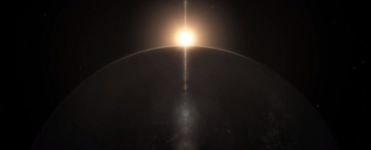 Спектральный анализ ближайшей экзопланеты повысил потенциал ее обитаемости. Фото.