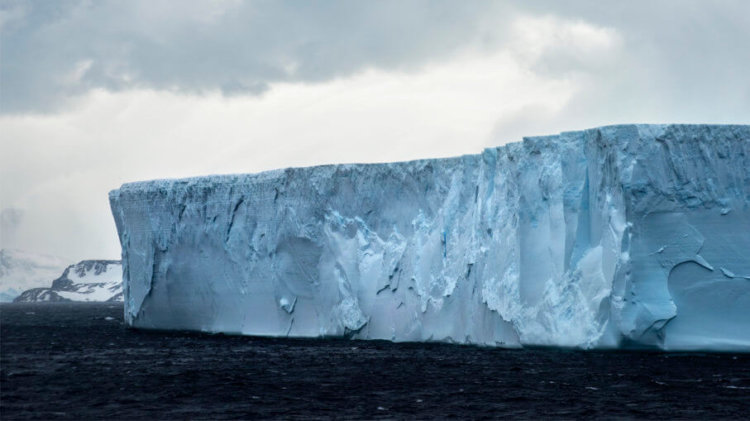 Год назад от Антарктиды откололся огромный айсберг. Что с ним произошло за это время? Фото.