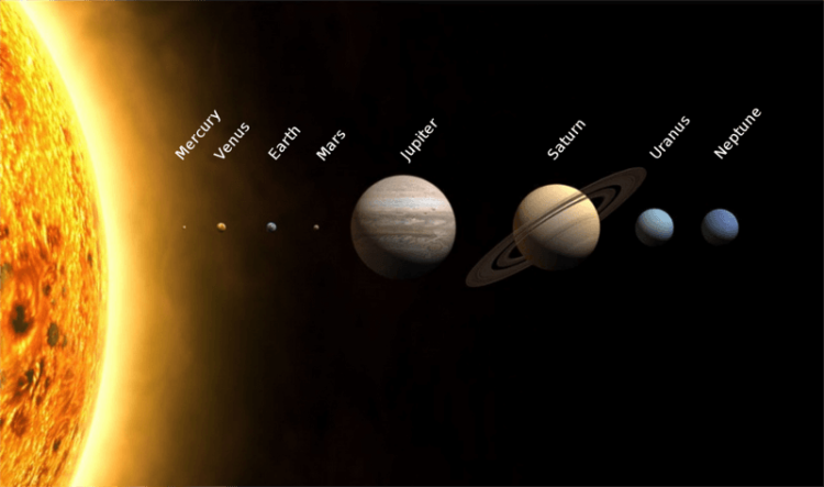Какие планеты кажутся самыми большими с Земли? Какие планеты на ночном небе самые большие? Фото.