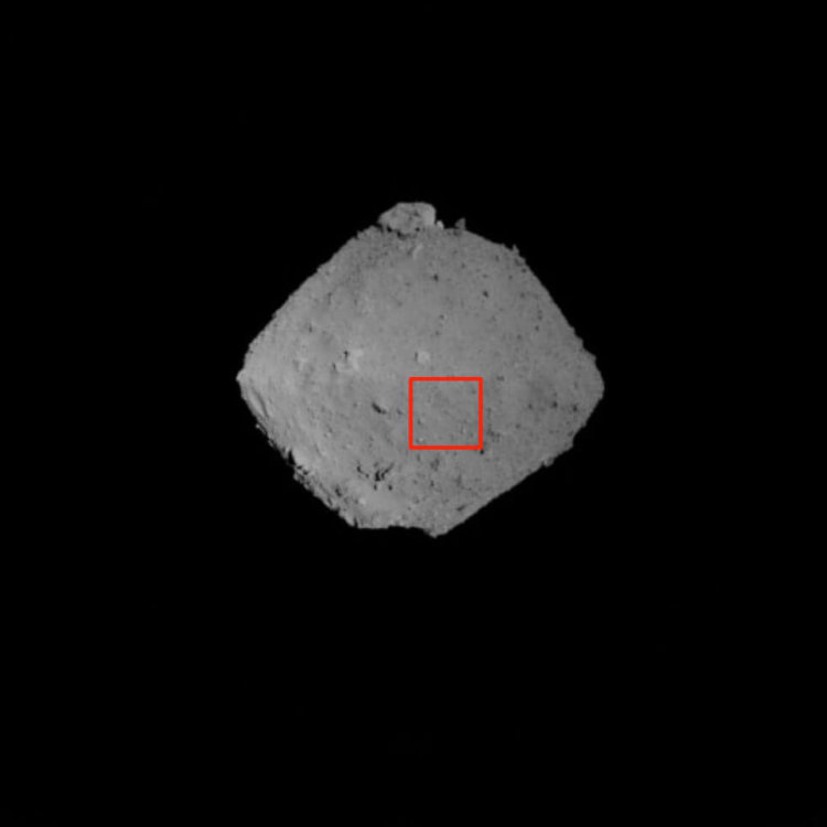 Японский зонд «Хаябуса-2» сфотографировал поверхность астероида Рюгу крупным планом. Фото.