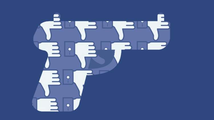 Facebook борется с распространением моделей оружия для 3D-печати на своей платформе. Фото.