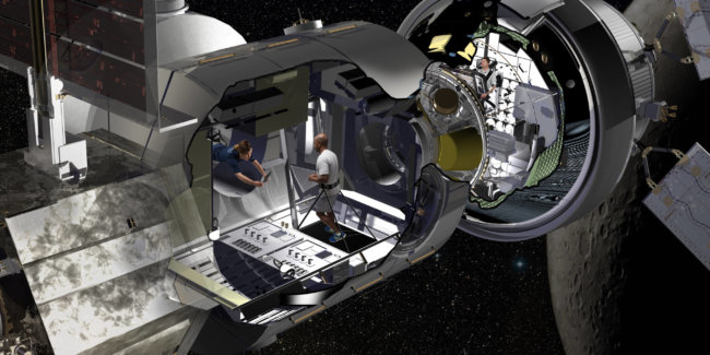 Lockheed Martin показал, где астронавты будут жить во время миссий в глубокий космос. Фото.