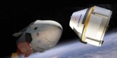 NASA объявит первые экипажи космических аппаратов SpaceX Crew Dragon и Boeing CST-100 Starliner. Фото.