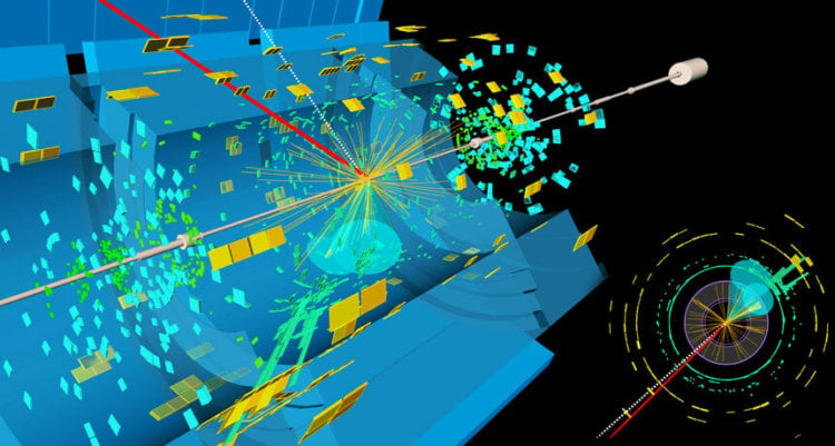 Физики наконец-то увидели, на что распадается бозон Хиггса. Фото.
