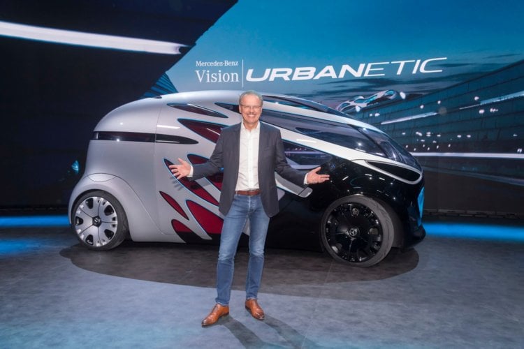 Mercedes-Benz представила концепт модульного автомобиля будущего. Фото.