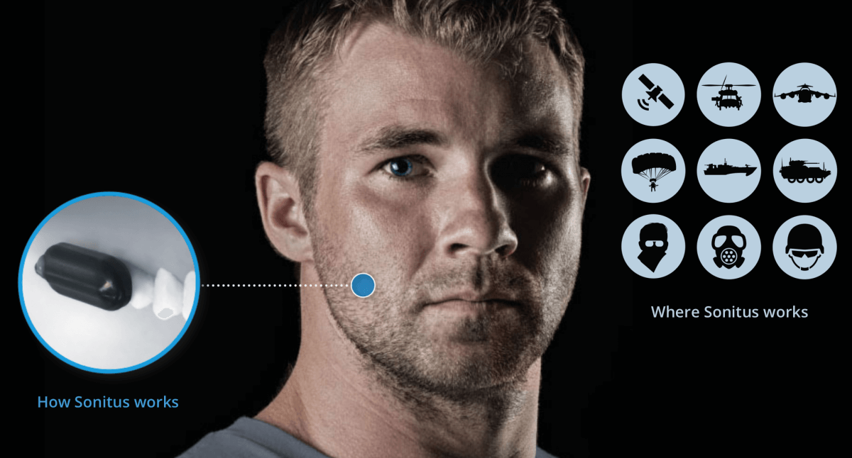 В США внедряют средства связи на основе костной проводимости. Фото.