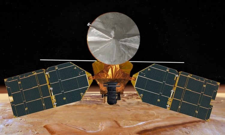 Орбитальный марсианский зонд сделал фотографию безмолвного марсохода «Оппортьюнити». Фото.